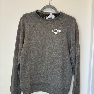 ALOHA Collection Women's Gray Heather Crewneck Sweatshirt